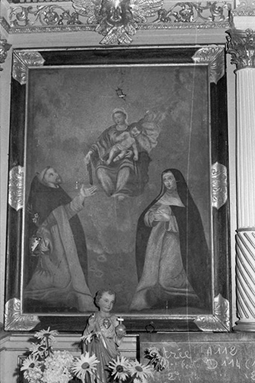 tableau : Vierge au Rosaire
