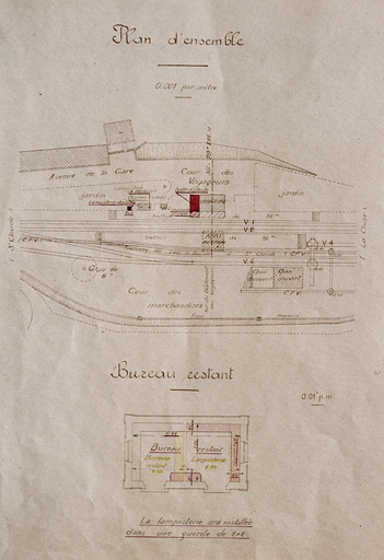 gare de Lavans - Saint-Lupicin (voie ferrée Andelot - La Cluse)