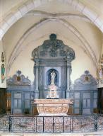 retable, lambris de couvrement (retable architecturé) : du maître-autel