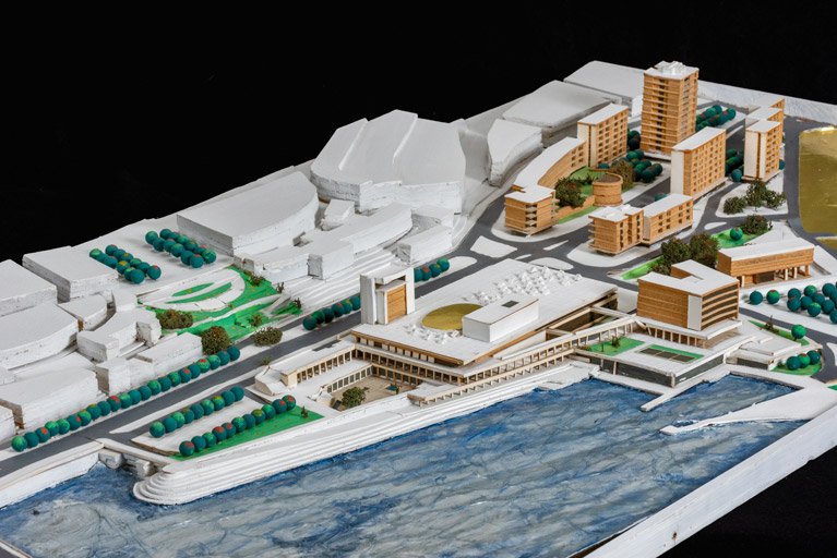 maquette du quartier du Pâtis (ou des Bords de Loire)