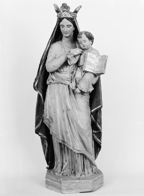 statue (demi-nature) : Vierge à l'Enfant (2)