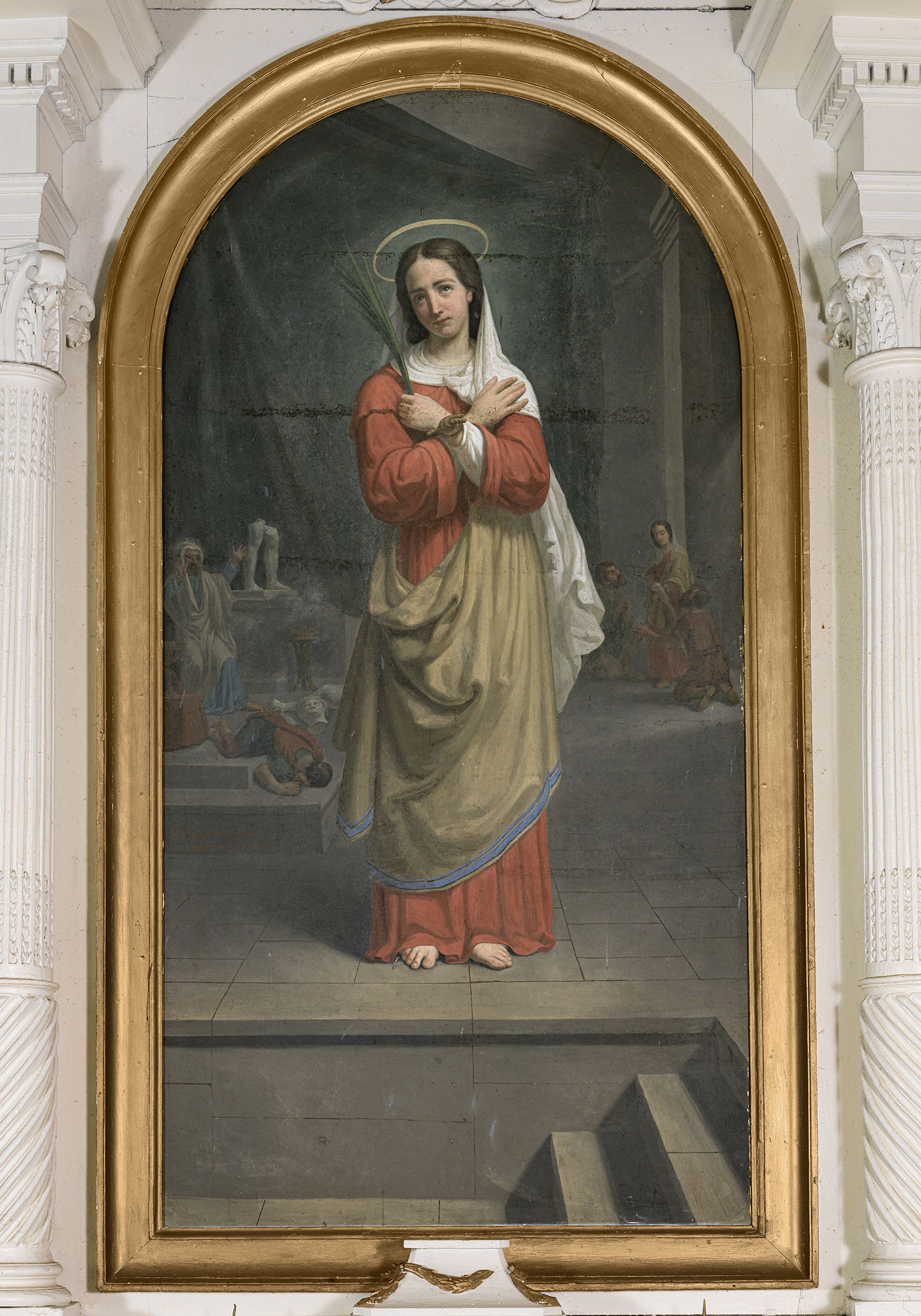 tableau : Martyre de sainte Sébastienne