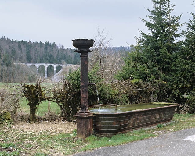 viaduc du Morillon (voie ferrée Andelot - La Cluse)