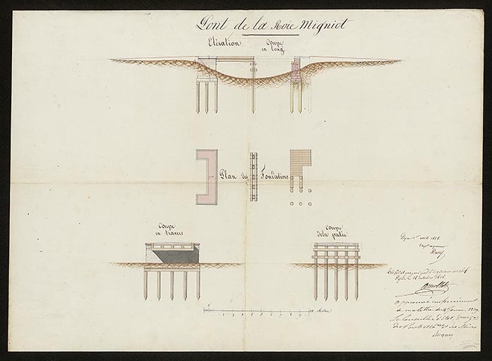 pont ; ponceau sur la raie Mignot
