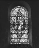 verrière 2, verrière figurée, verrière figurée décorative, grisaille décorative