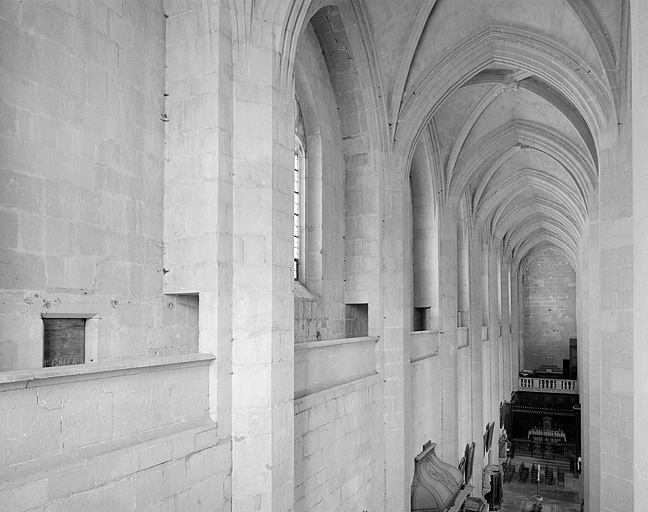 église abbatiale de l'abbaye Saint-Oyend, actuellement cathédrale Saint-Pierre, Saint-Paul et Saint-André