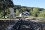 gare du Vaudioux (voie ferrée Andelot - La Cluse)