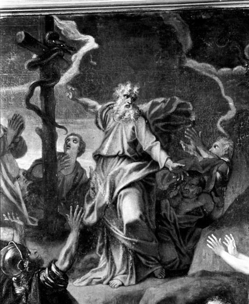 tableau : Moïse et le serpent d'airain