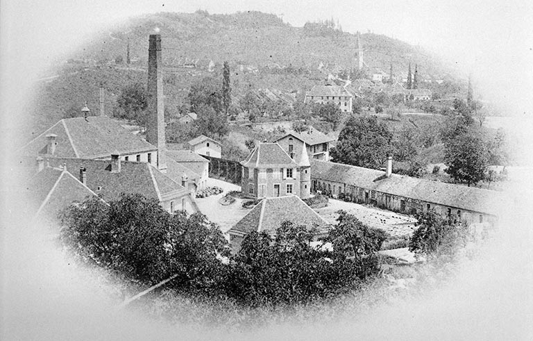 usine à papier, cartonnerie dite manufacture de carton-cuir Hétier